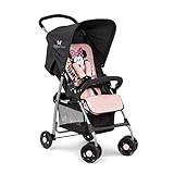 hauck Buggy Sport, Ultra Leicht - nur 5,9 kg, für Kinder bis 15 kg, Klein Zusammenklappbar, Reisebuggy mit Liegefunktion, Extra Großer Korb bis 3 kg (Disney Minnie Sweetheart)