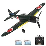 VOLANTEXRC RC Flugzeug Zero, 2,4 GHz ferngesteuertes Flugzeug RTF mit 2 Batterien und 6 Achsen Gyro Stabilisator, 4CH RC Segelflugzeugspielzeug für Anfänger, Kinder, Erwachsene