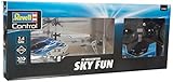 Revell Control Helicopter Skyfun I Ferngesteuerter Helikopter I Koaxial-Rotorsystem I Leistungsstarke Elektromotoren I Inklusive Ersatzrotorset I Weiß/Blau/Schwarz