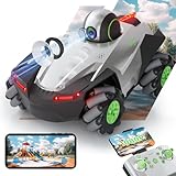 Lphianx Ferngesteuertes Auto Mit Kamera,ferngesteuertes Auto für Erwachsene 5G FPV 1080P HD Kamera, 1:20 RC Autos mit Kamera, 2.4Ghz High Speed ferngesteuertes Auto, 2 Batterien für 60 Minuten