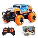 Pup Go Ferngesteuertes Auto Offroad mit Licht für Kinder 3-9 Jahr, Robust Mini RC Auto Schnell Indoor Outdoor, Spielzeug Kleinkind Weihnachten Geburtstagsgeschenk für Junge Mädchen, Orange
