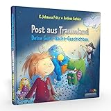 Personalisiertes Kinderbuch - Post aus Traumland - Deine Gute Nacht Geschichten - Personalisiertes Buch mit dem Namen deines Kindes - Persönliches Geschenk