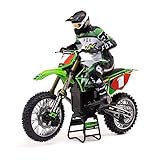 LOSI RC 1/4 Promoto-MX Motorcycle RTR with Battery and Charger, Pro Circuit, LOS06002, Green